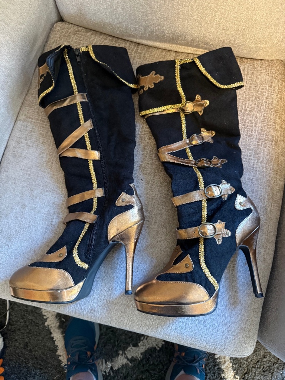 Womens Pirate Costume Boots